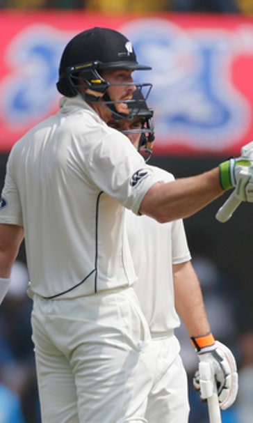 NZ reaches 125-1, still 432 behind India's 1st innings
